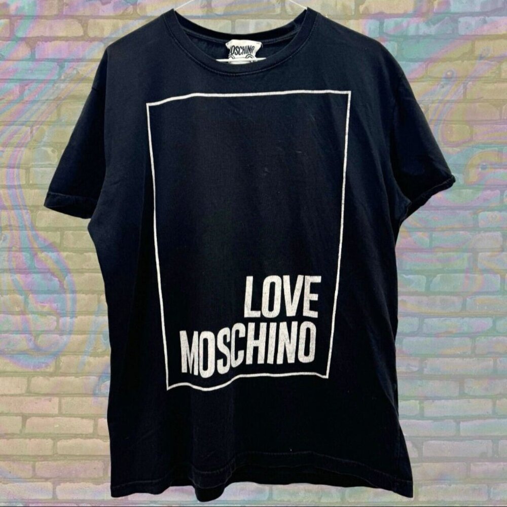 Love Moschino T-Shirt - Designer Logo Tee, Luxury Streetwear